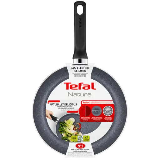 Poêle antiadhésive effet pierre Tefal Natura B2260495 – 24 cm - 03 mois de garantie