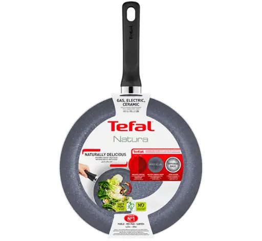 Poêle à frire antiadhésive TEFAL Natura B2260695 – 28 cm – Thermo-Signal™ - 03 mois de garantie