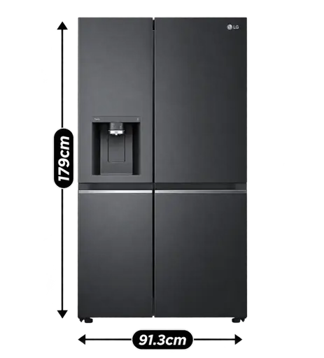 Réfrigérateur américain Side-by-Side LG GC-J257FQKW - 591 L – garantie 12 mois