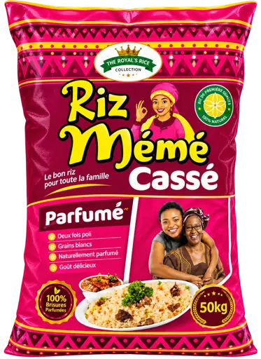 Riz Parfumé - Mémé Cassé - 100% Brisures - 50 kg 