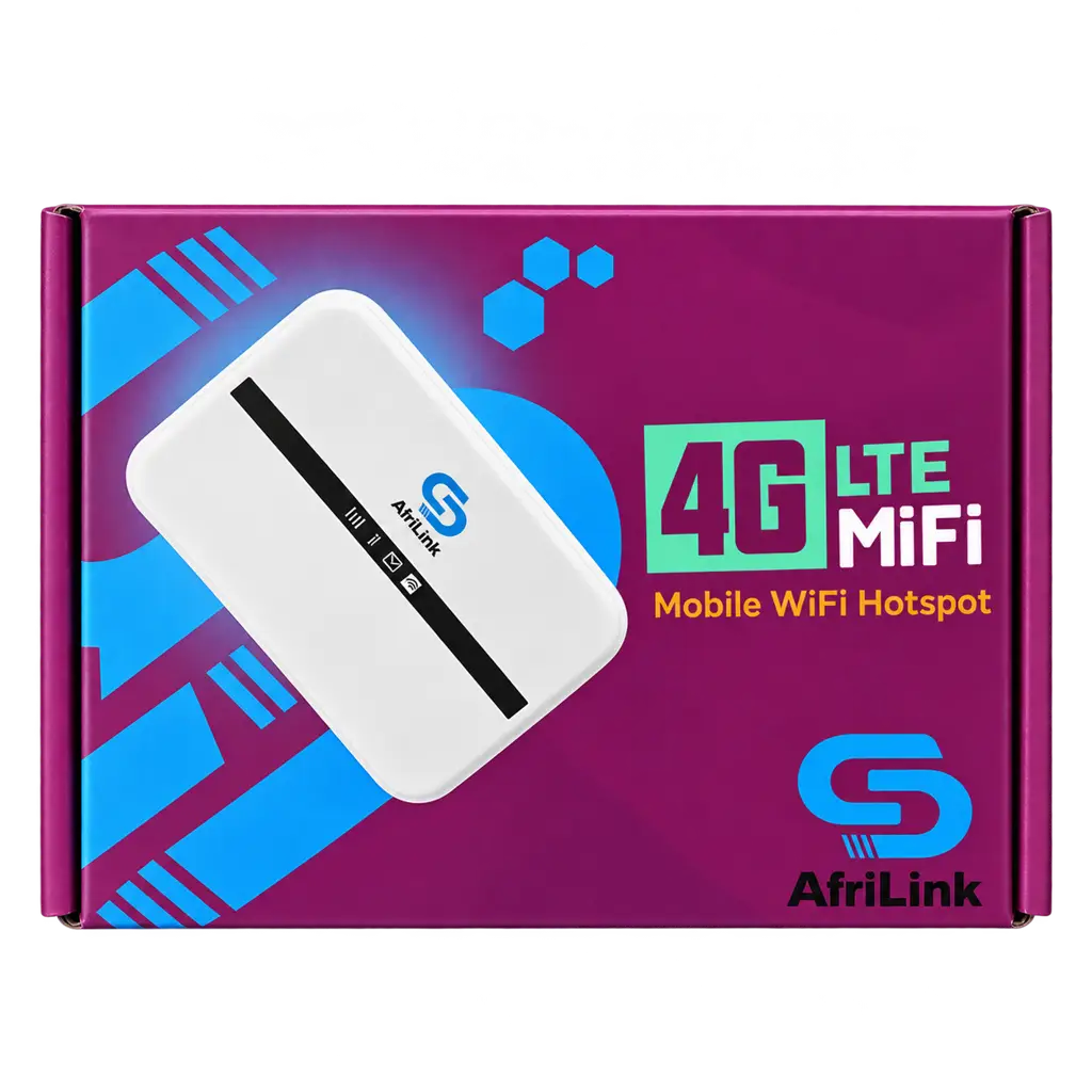 Routeur WiFi Portable 4G LTE  - AfriLink – 3000 mAh, 10 appareils - Garantie 6 mois