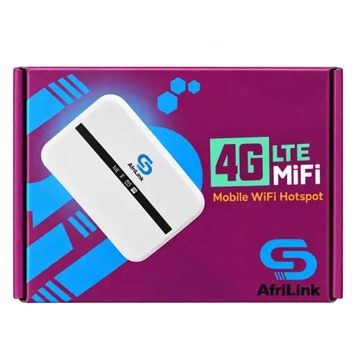Routeur WiFi Portable 4G LTE  - AfriLink – 3000 mAh, 10 appareils - Garantie 6 mois