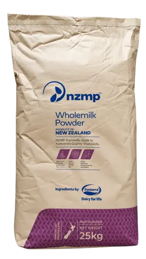 Lait en poudre NZMP 26 % de matières grasses 25 kg