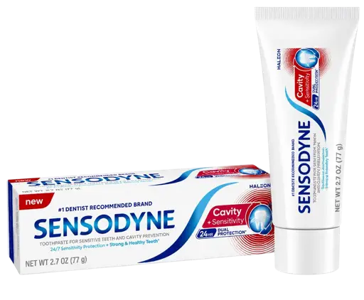 Dentifrice Protection - Sensodyne - Dents Sensibles et Cavité – Tube 75 ml