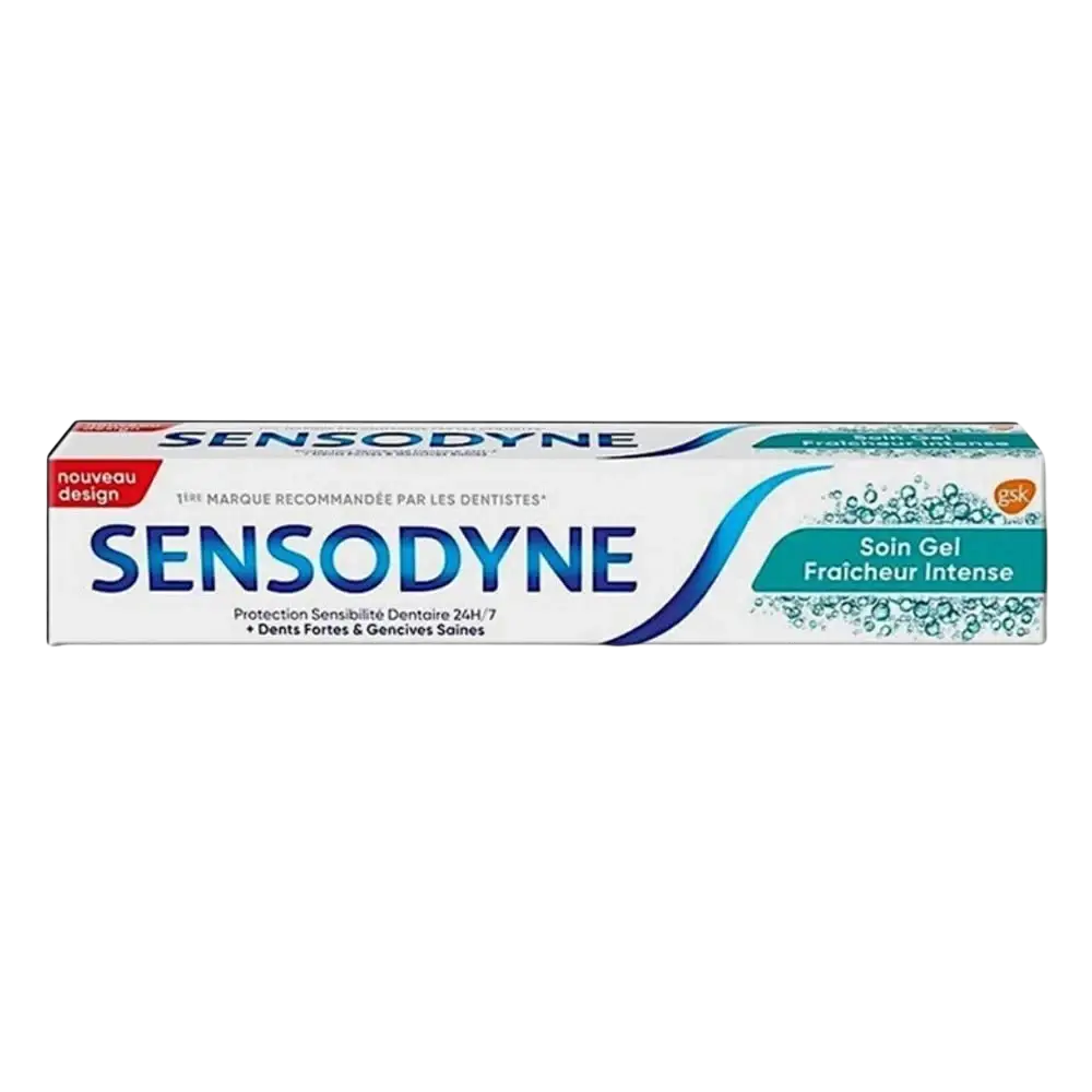  Dentifrice Dents Sensibles - Sensodyne – Fraîcheur Menthe – Tube 75 ml