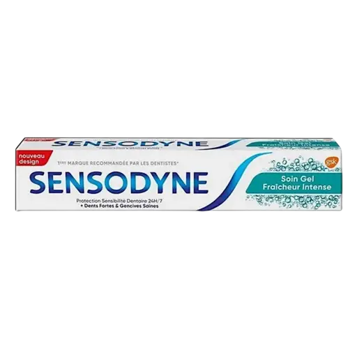 Dentifrice Dents Sensibles - Sensodyne – Fraîcheur Menthe – Tube 75 ml