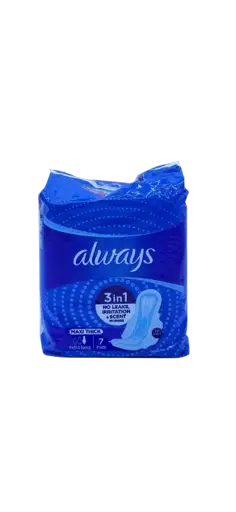 Serviette Hygiénique - Always - Slim – 7 pièces - Sans Parfum - Extra Long
