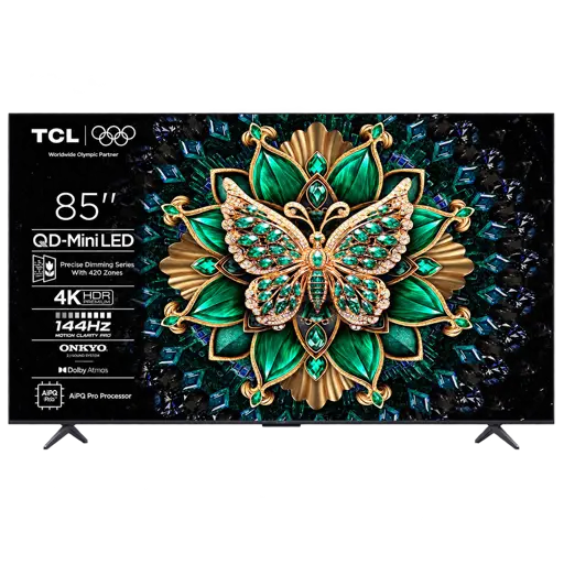 Téléviseur  Smart TCL - 85C6K 85 pouces  QD Mini  LED  4K HDR  - Garantie 06 Mois