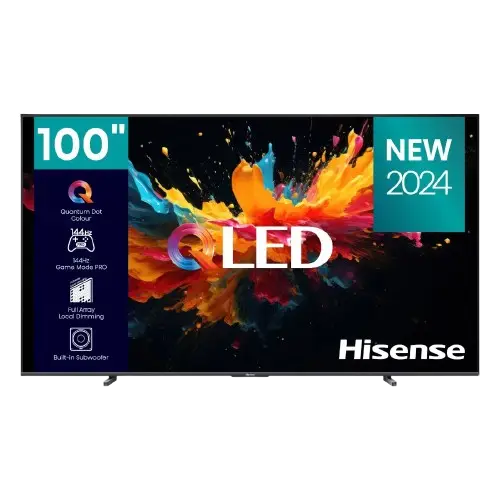 Télévision  Smart Hisense  - 100Q7Q-  QLED 4K Ultra HD - Gaming TV - 100 pouces - Garantie 06 Mois