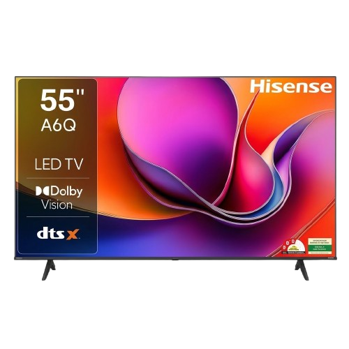 Télévision Smart  Hisense - 55A6Q  - 55 pouces - UHD  Dolby Vision - Résolution 4K Ultra HD - Garantie  06 Mois