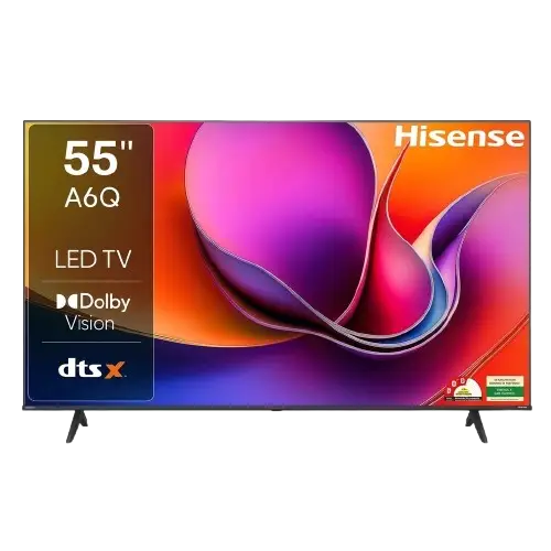 Télévision Smart  Hisense - 55A6Q  - 55 pouces - UHD  Dolby Vision - Résolution 4K Ultra HD - Garantie  06 Mois