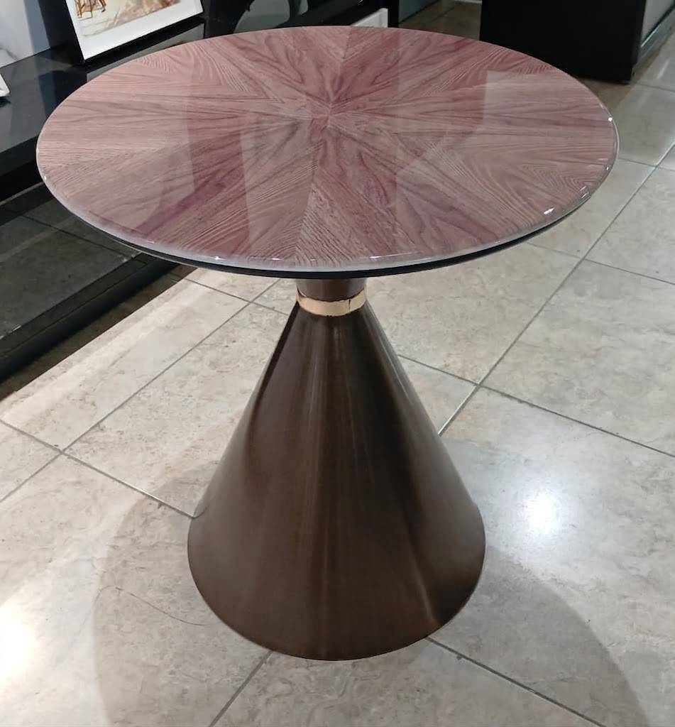 Table à manger ronde belge 70cm - 21kg  - HB2510155 - format rond pratique - diamètre 70cm  - usage quotidien