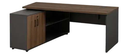 Table de Bureau avec Caisson 1.8 m - pour Espace de Travail