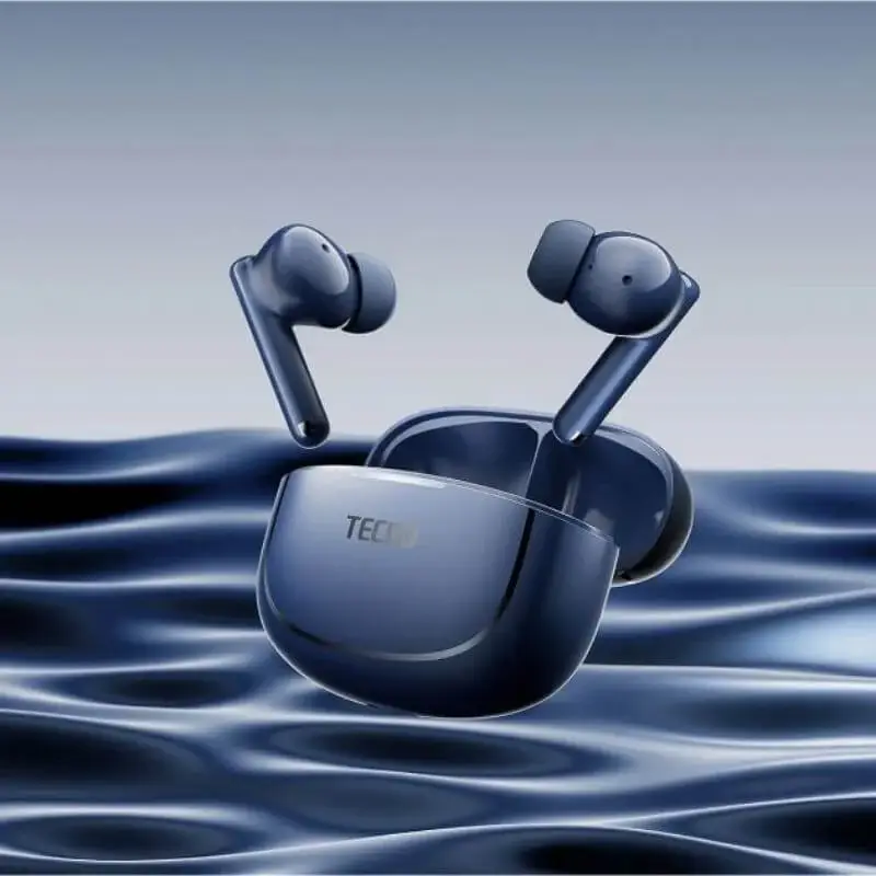  Écouteurs  Sans fil - TECNO  Buds 4 Air -  Bluetooth True Wireless (TWS) – Deep Bass + AI ENC – Autonomie jusqu’à 22 heures Garantie 03 mois
