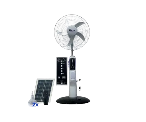 Ventilateur Rechargeable - Oscar - 2310-0115-400H18 - 03 Mois de Garantie 