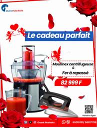 Pack Saint-Valentin Moulinex – Centrifugeuse + Fer à repasser