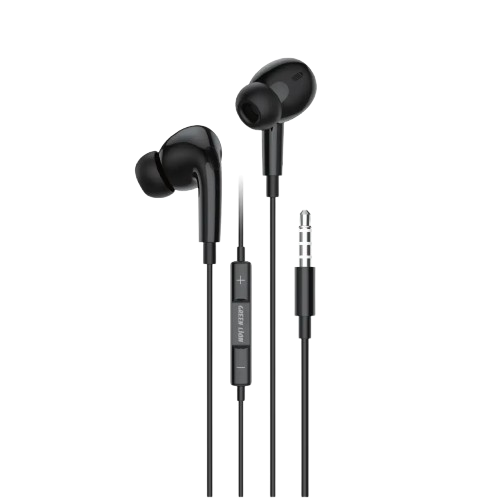 Écouteurs Filaire -Green  Lion  - GL STEREO PRO –  Stéréo Avec Microphone – Jack 3.5 mm – Noir - 03 Mois de Garantie 