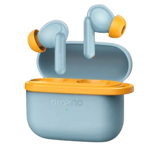 Écouteurs sans fil Oraimo - OTW-324 - SpaceBuds Lite – True Wireless Stereo (TWS) – Bluetooth 5.4 – Son spatial Sound360 – Réduction de bruit IA pour les appels  – Jusqu’à 40 h d’autonomie  – Garantie 12 mois