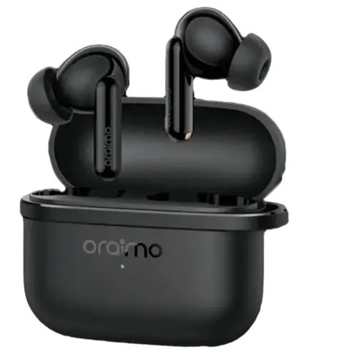 Écouteurs sans fil Oraimo  - SpaceBuds Lite – True Wireless Stereo (TWS) – Bluetooth 5.4 – Son spatial Sound360 – Réduction de bruit IA pour les appels – Localisateur intelligent des écouteurs – Jusqu’à 40 h d’autonomie  – Garantie 12 mois