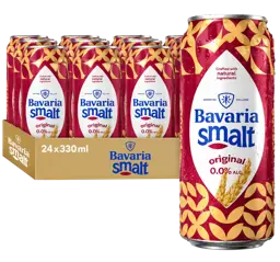 Pack 24 Canettes de Bavaria - Smalt - Original – 33 CL