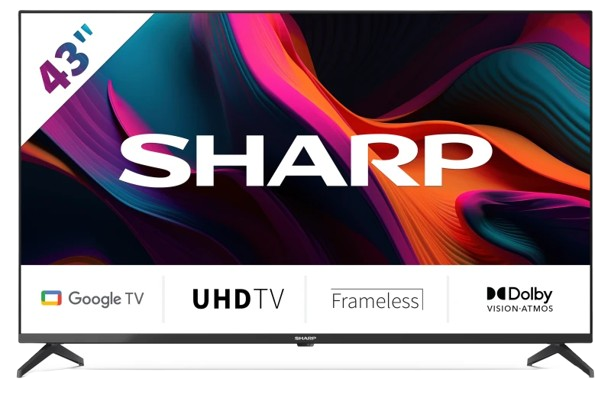 Télévision Smart  - Sharp - 2T-C43EG5MX LED - 43 Pouces  - Full HD  - Android TV 11  - Garantie 06 Mois