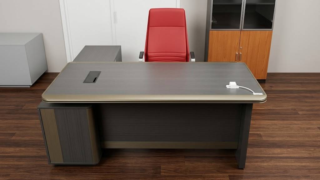 Table de bureau avec retour  TBYD300D18 – Espace  De Travail  Pratique -  Adaptée à un usage à la maison ou au travail