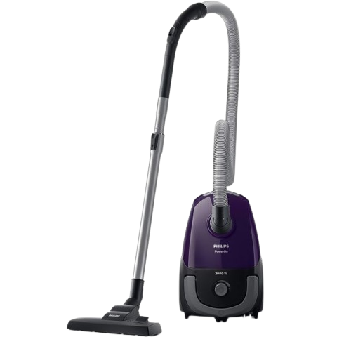 Aspirateur avec sac 2000W - PHILIPS POWERGO Série 2000 FC8295 – Capacité 3 Litres – Voile/Noir – 03 Mois de garantie
