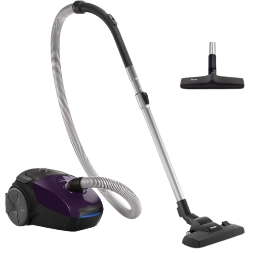 Aspirateur avec sac 2000W - PHILIPS POWERGO Série 2000 FC8295 – Capacité 3 Litres – Voile/Noir – 03 Mois de garantie