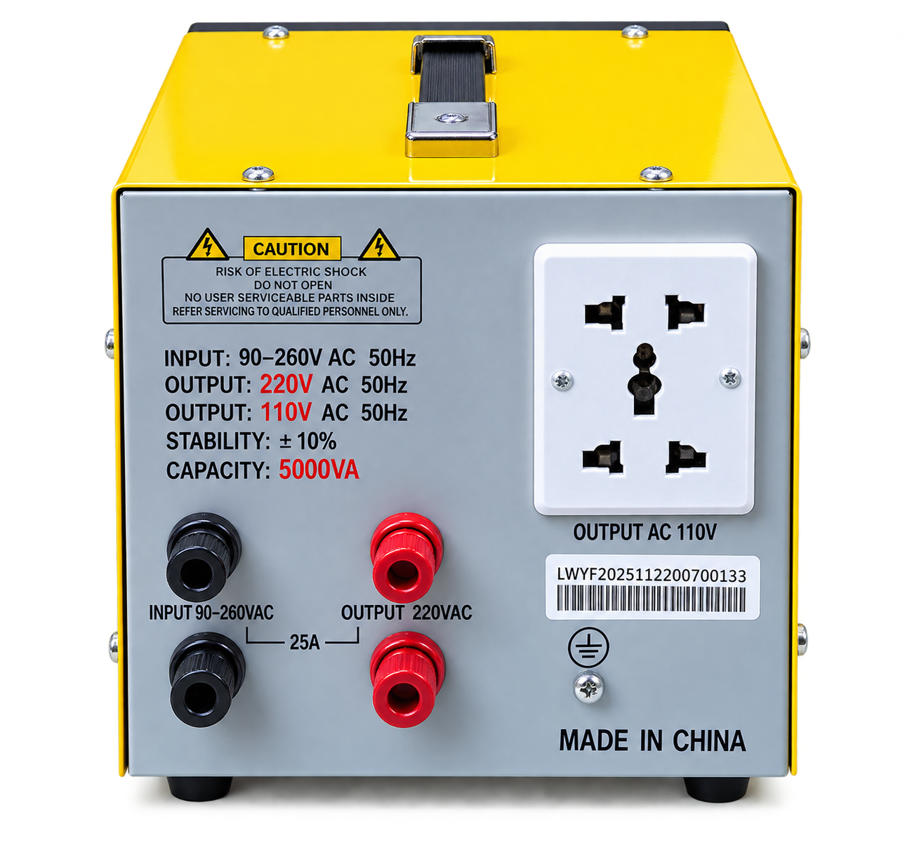 Convertisseur de Tension - Mewe - MW-VST5000 - Puissance de Sortie 5000 W - Garantie 12 Mois