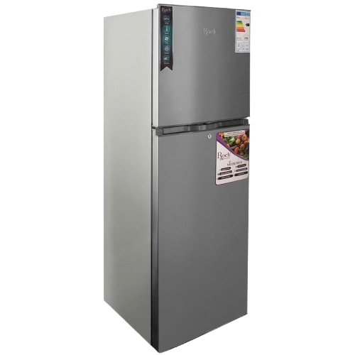 Réfrigérateur Double Battant -  ROCH -    RFR-315DT-L – 251 Litres – Combiné – Gris – 06 Mois de Garantie