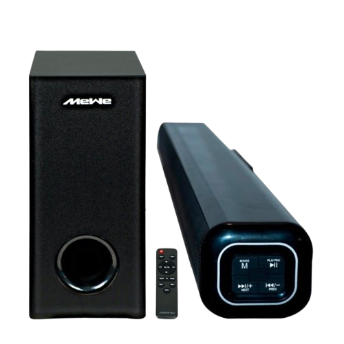 Barre De Son  - Mewe -  MW-MSB160 - 2.1 160W Avec Caisson De Basses Bluetooth HDMI ARC USB – Garantie 6 Mois