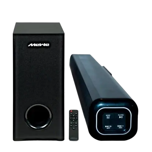Barre De Son  - Mewe -  MW-MSB160 - 2.1 160W Avec Caisson De Basses Bluetooth HDMI ARC USB – Garantie 6 Mois