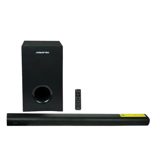 Barre De Son Mewe - MWAUD-MSB65L - 60 W Système 2.1 Avec Caisson De Basses Bluetooth HDMI ARC USB Radio FM – Garantie 06 Mois