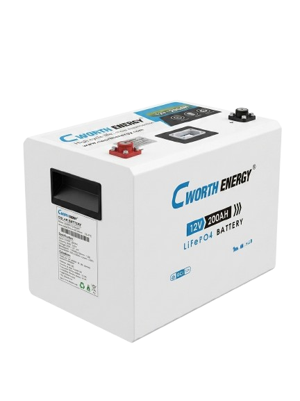 Batterie Lithium - Cworth Energy - CE-GCL-12200 - 12V - 200 Ah – Technologie Lifepo4 - Garantie 2 années