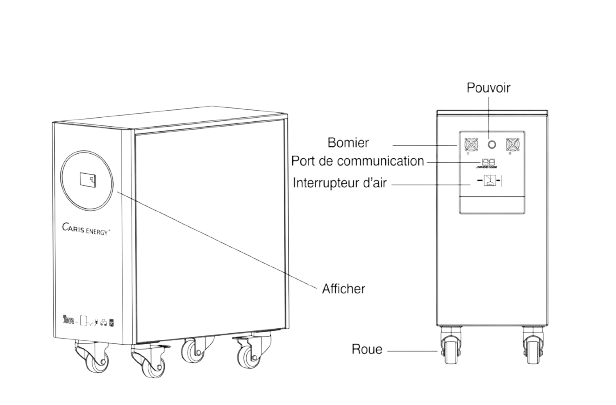 Batterie Lithium - Cworth Energy - CE-LBF-48300C - 15 Kwh - 48 V – Technologie Lifepo4 - Haute Capacité - Garantie de 5 Années
