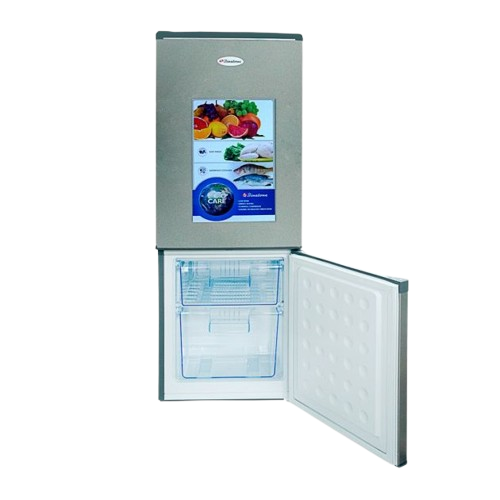 Réfrigérateur Combiné BINATONE - FR 160 - Capacité totale 126 litres - 2 portes - 3 tiroirs - classe énergétique T - Garantie 6 mois
