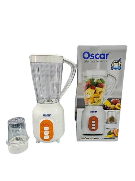 Blender 2 en 1 - Oscar - Capacité 1.5L - Puissance 350W - 2309-0001-OSC25PPB - Garantie 03 Mois