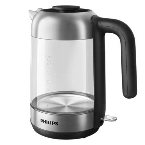 Bouilloire Électrique en Verre  - KETTLE ELECTRIC PHILIPS GLASS 1,7L 2200W - HD9339/80  – 03 Mois de Garantie
