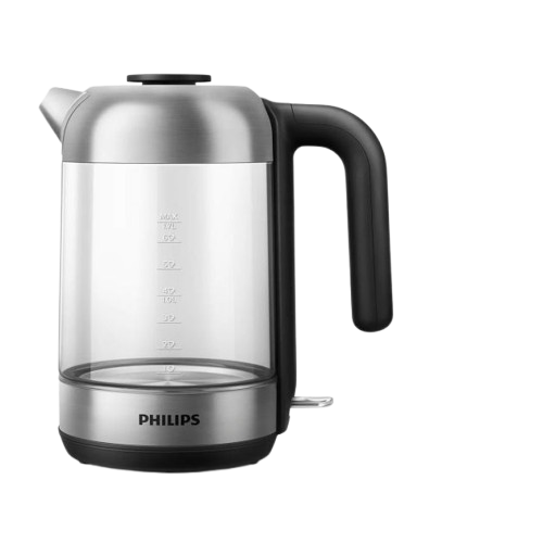 Bouilloire Électrique en Verre  - KETTLE ELECTRIC PHILIPS GLASS 1,7L 2200W - HD9339/80  – 03 Mois de Garantie