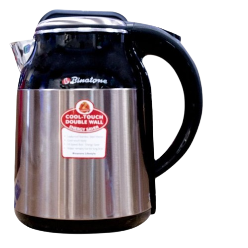 Bouilloire Électrique - Binatone - CEJ-1799DW – 1,7 L - Argent/Noir – 1800-2000 W - Garantie de 03 Mois