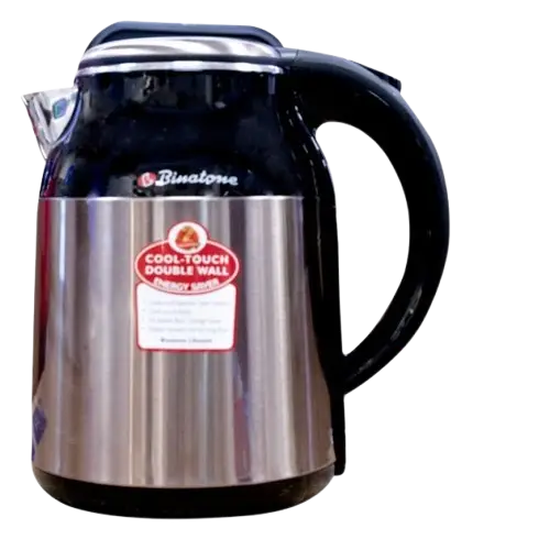 Bouilloire Électrique - Binatone - CEJ-1799DW – 1,7 L - Argent/Noir – 1800-2000 W - Garantie de 03 Mois