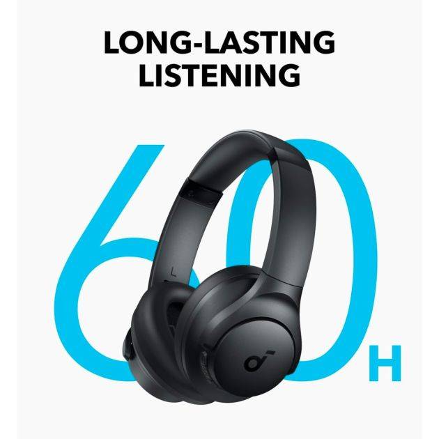 Casque Sans Fil  - Soundcore By Anker -  Q11I – Bluetooth 5.3 – Basses Profondes – Audio Haute Résolution – Autonomie 60 Heures – Garantie 06 Mois