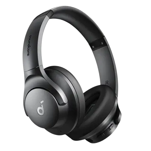 Casque Sans Fil -  SoundCore  By Anker -  Q20i – Réduction Active Du Bruit ANC – Audio Haute Résolution – Bluetooth – Autonomie 40 Heures – Garantie 06 Mois