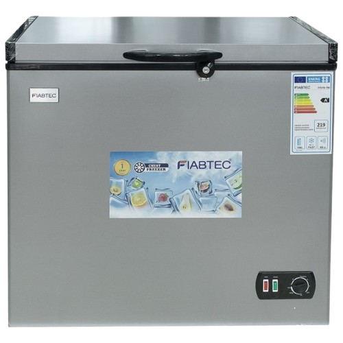 Congélateur  - coffre  -FIABTEC -  FTCFQ-198 – 198 Litres – Classe Énergétique A+ – Gris – 06 Mois de garantie