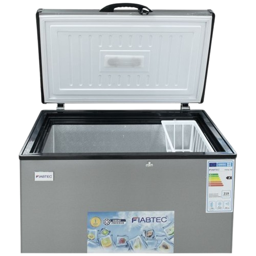 Congélateur  - coffre  -FIABTEC -  FTCFQ-198 – 198 Litres – Classe Énergétique A+ – Gris – 06 Mois de garantie