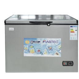 Congélateur -  coffre - vitré FIABTEC - FTCFQ-308 – 308 Litres – Classe Éco A+ – Gris – Garantie 06 Mois