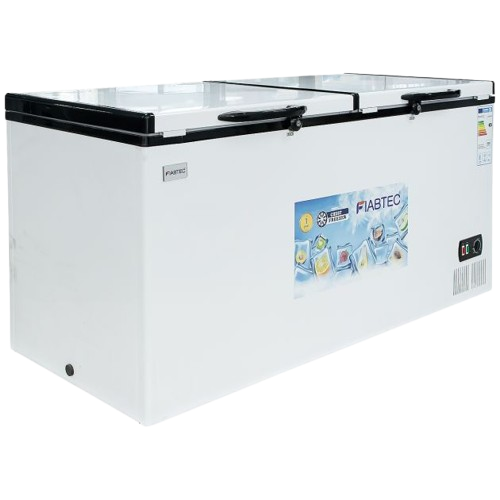 CONGÉLATEUR -  COFFRE - FIABTEC -  FTCFQ-418 – 418 LITRES – CLASSE A+ – BLANC – GARANTIE 6 MOIS