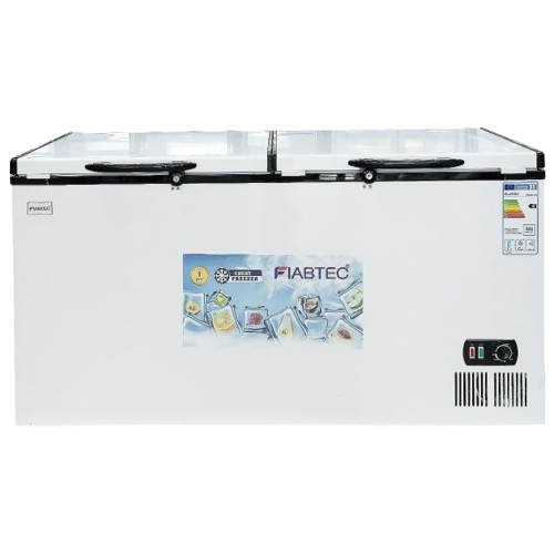 CONGÉLATEUR -  COFFRE - FIABTEC -  FTCFQ-418 – 418 LITRES – CLASSE A+ – BLANC – GARANTIE 6 MOIS
