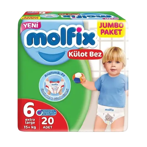 Couches Culottes Jetables - Molfix - 8690536842643 - Pants - Extra Large - 20 Couches – +15 Kg