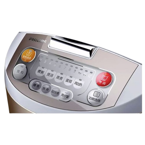 Multi-Cuiseur  - PHILIPS - HD3038/56  - Fuzzy Logic Viva Collection – 980W – Capacité 1,8L – 9 Menus de cuisson – Argent – 03 Mois de garantie